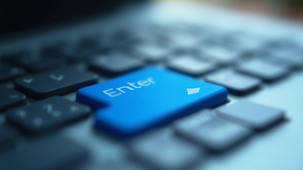 Teclado com teclas de seta e Enter destacadas para demonstrar navegação por teclado