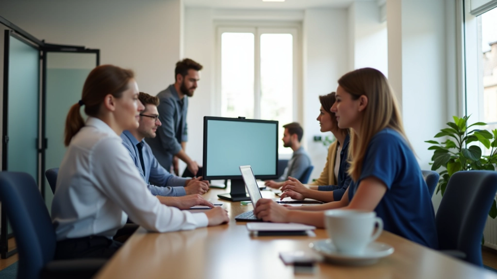 Equipa a trabalhar em projetos de acessibilidade web